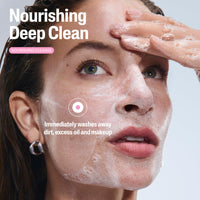 Thumbnail for Cetaphil Nourishing Oil to Foam Facial Cleanser for Normal to Dry Skin, up to 24 Hour Hydration, 8 fl oz
