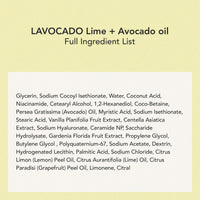 Thumbnail for WHIPPED Cream Facial Cleanser Lavocado - Lime & Avocado Face Wash - For Dry Skin, EXTRA DEEP Moisturizing Cleanser, Niacinamide, Hyaluronic Acid, Vegan Korean Skincare, 4.5 oz