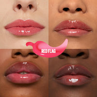 Thumbnail for MAYBELLINE Lifter Gloss Lifter Plump, Plumping Lip Gloss with Chili Pepper and 5% Maxi-Lip, Red Flag, Sheer Red, 1 Count