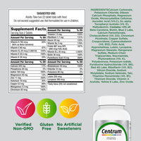 Thumbnail for Centrum Minis Silver Multivitamin for Adults 50 Plus, Multimineral Supplement, Vitamin D3, B-Vitamins, Gluten Free, Non-GMO Ingredients, Supports Memory and Cognition in Older Adults - 320 Ct