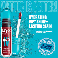 Thumbnail for NYX PROFESSIONAL MAKEUP Lip IV Hydrating Glossy Lip Stain with 12HR Hydration - Blush Rush (Pink)