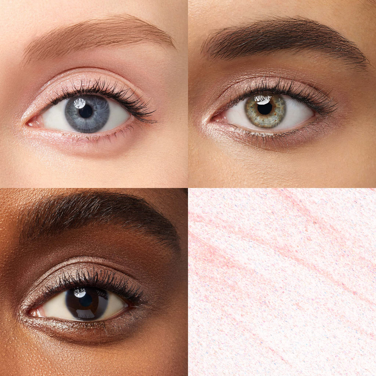 Julep Cream-to-Powder Waterproof Shadow Stick Blush Pink Sheer Shimmer Long-Lasting, Crease-Proof, Light Pink Shimmer with Built-in Smudger