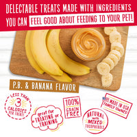Thumbnail for Charlee Bear Crunch Grain Free Dog Treats, Peanut Butter and Banana, 8 Ounce Resealable Bag, Low Calorie Training Treats for Dogs, Limited Ingredient, Healthy, Crunchy Dog Snacks, Made in USA
