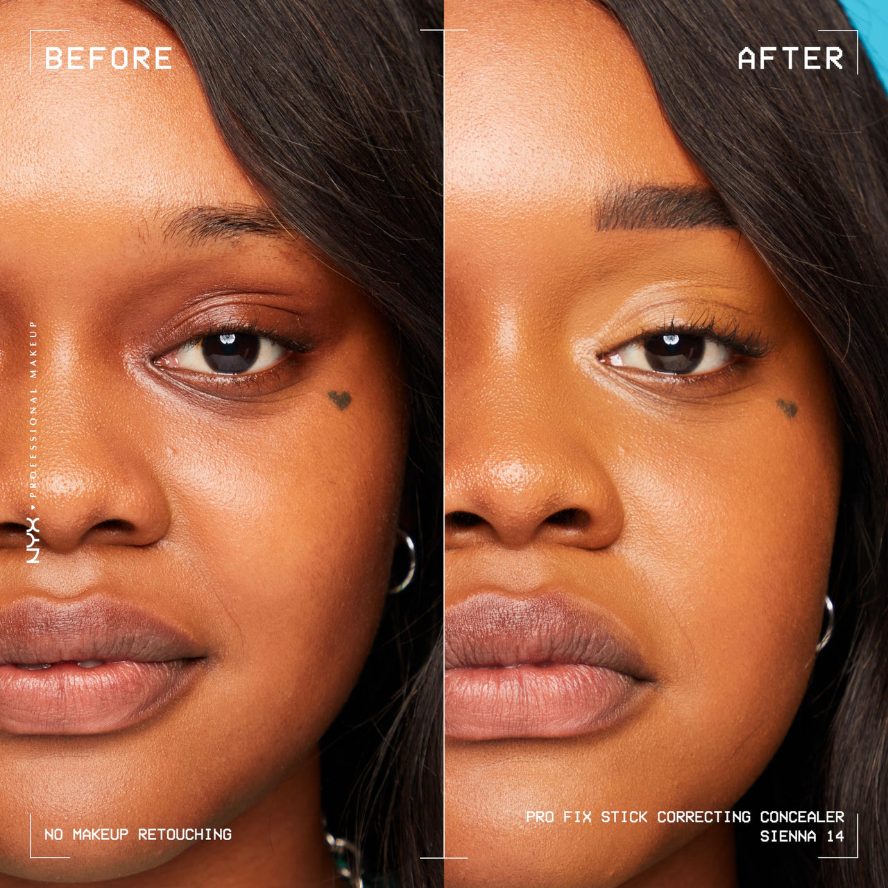 NYX PROFESSIONAL MAKEUP Pro Fix Stick Correcting Concealer, Buildable Medium Coverage Concealer Stick - Sienna