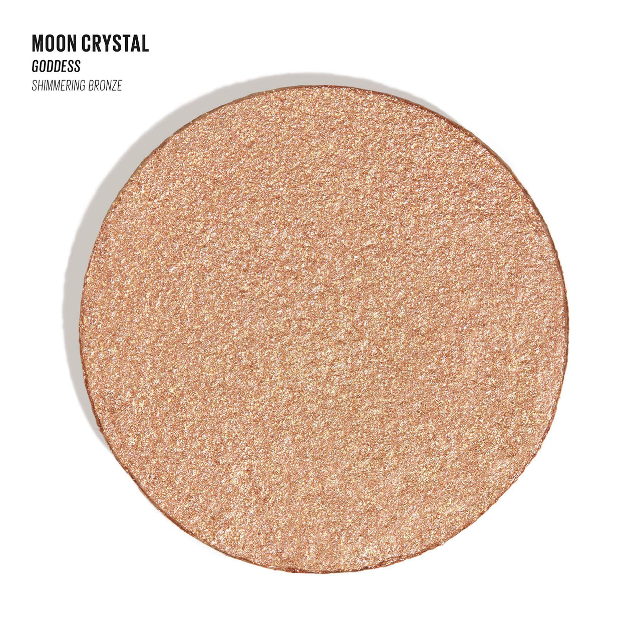 Kaja Eyeshadow - Moon Crystal | Sparkling Eye Pigment, Shimmering Bronze Finish, Highly Pigmented, Glitter, 01 Goddess, 0.29 Oz