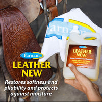 Thumbnail for Farnam Leather New Deep-Cleaning Conditioner and Restorer for Saddles and Leather, 32 Ounces
