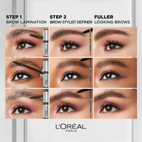 Thumbnail for L'Oreal Paris Infallible Up To 24H Wear Brow Lamination, Water-Resistant Longwear Eyebrow Gel Make Up, Clear/Transparent, 0.16 Fl Oz