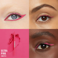Thumbnail for MAYBELLINE New York Tattoo Studio Long-Lasting Sharpenable Eyeliner Pencil, Glide on Smooth Gel Pigments with 36 Hour Wear, Waterproof Ultra Pink 0.04 oz