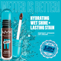 Thumbnail for NYX PROFESSIONAL MAKEUP Lip IV Hydrating Glossy Lip Stain with 12HR Hydration - Espresso Soak (Brown)