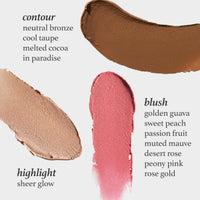 Thumbnail for Julep Skip the Brush Cream to Powder Bronzer & Contour Stick - In Paradise Darker skin tones - Long Lasting Blendable and Buildable Color -Multi-Use 2-in-1 Blush and Lip Makeup Stick