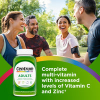 Thumbnail for Centrum Adult Multivitamin/Multimineral Supplement with Antioxidants, Zinc, Vitamin D3 and B Vitamins, Gluten Free, Non-GMO Ingredients - 200 Count