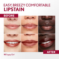 Thumbnail for COVERGIRL Outlast, 10 Sugey Girl, Lipstain, Smooth Application, Precise Pen-Like Tip, Transfer-Proof, Satin Stained Finish, Vegan Formula, 0.06oz
