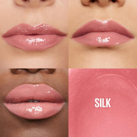 Thumbnail for Maybelline Lifter Gloss, Hydrating Lip Gloss with Hyaluronic Acid, High Shine for Plumper Looking Lips, Silk, Warm Mauve Neutral, 0.18 Ounce