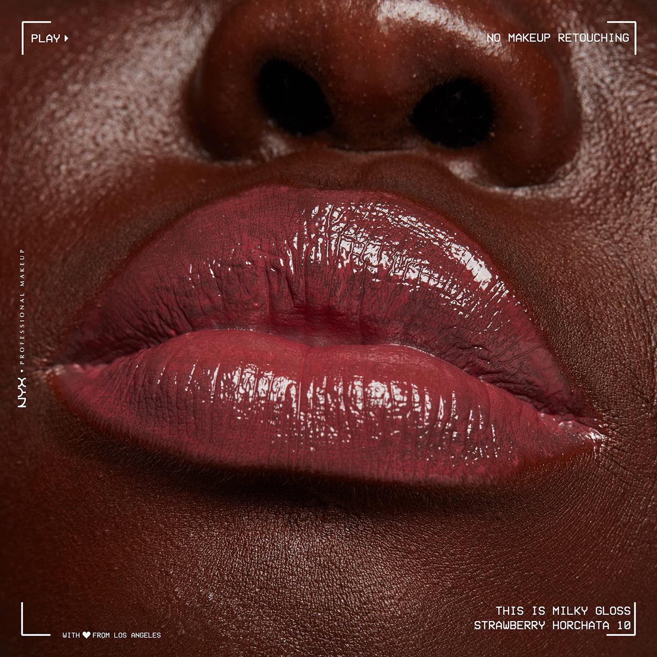 NYX PROFESSIONAL MAKEUP This Is Milky Gloss, Lip Gloss with 12 Hour Hydration, Vegan - Strawberry Horchata (Mauve Pink)