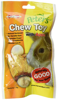 Thumbnail for Peter'S Chew Toy For Rabbits And Small Animals, Apple