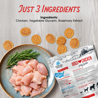 Thumbnail for Farmland Traditions Dogs Love Chicken Jerky Dog Treats with Only 3 Ingredients and No Fillers, 6 Ounce Bag