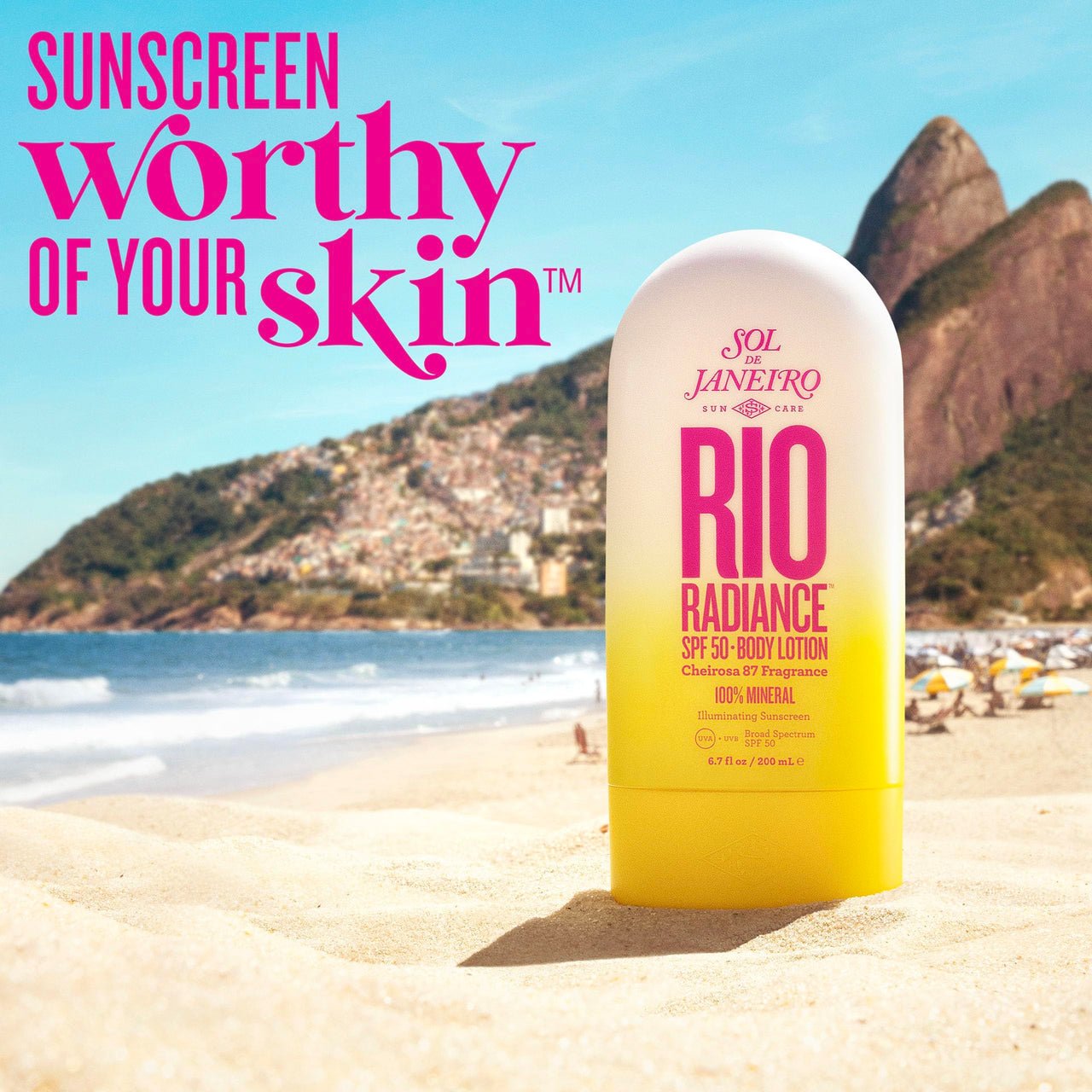 Sol de Janeiro Rio Radiance Sunscreen Lotion 100% Mineral UVA/UVB Broad Spectrum SPF 50