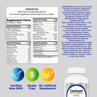 Thumbnail for Centrum Minis Silver Multivitamin for Men 50 Plus, Multivitamin/Multimineral Supplement, Vitamin D3, B-Vitamins and Zinc, Non-GMO Ingredients, Supports Memory and Cognition in Older Adults - 280 Ct