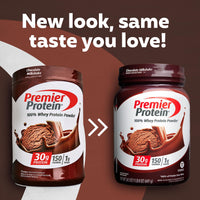 Thumbnail for Premier Protein Powder, Chocolate Milkshake & Cafe Latte, 30g Protein, 1g Sugar, 100% Whey, Keto Friendly, Gluten Free, 17 Servings, 23.9 Ounce (2 Pack)
