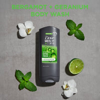 Thumbnail for DOVE Men + Care Body Wash and Face for Fresh, Healthy-Feeling Skin Extra Fresh Cleanser That Effectively Washes Away Bacteria While Nourishing Your 13.5 oz