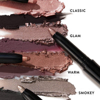 Thumbnail for LAURA GELLER NEW YORK Swipe-n-Line Dual-Ended Eyeshadow + Eyeliner - Glam (Smokey Purple/Rich Plum) - Cream Eyeshadow & Smooth Glide Eyeliner - Waterproof & Crease-free Color