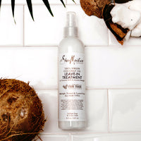 Thumbnail for Shea Moisture 100% Virgin Coconut Oil Leave-in Treatment, Shine Curly and Tame Frizz for Tangle-Free Hair, All Natural certified Organic, 8 Ounce