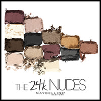 Thumbnail for Maybelline The 24K Nudes Gold Eyeshadow Palette Makeup, 12 Pigmented Matte & Shimmer Shades, Blendable Powder, 1 Count