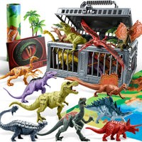 Thumbnail for JOYIN Dinosaur Toys for Kids 3-5, 17 PCS Realistic Dinosaur Figures with Activity Play Mat & Storage Cage, Ideal Kids Toys for 3 Year Old Boys, Animals Toy for Boys Birthday Gifts