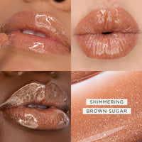 Thumbnail for tarte maracuja juicy plumping lip oil - Hydrating & Volumizing Lip Plumper Gloss Balm with Nourishing Hyaluronic Acid, Plumps & Moisturizes, Vegan & Cruelty-Free, full size, shimmering brown sugar