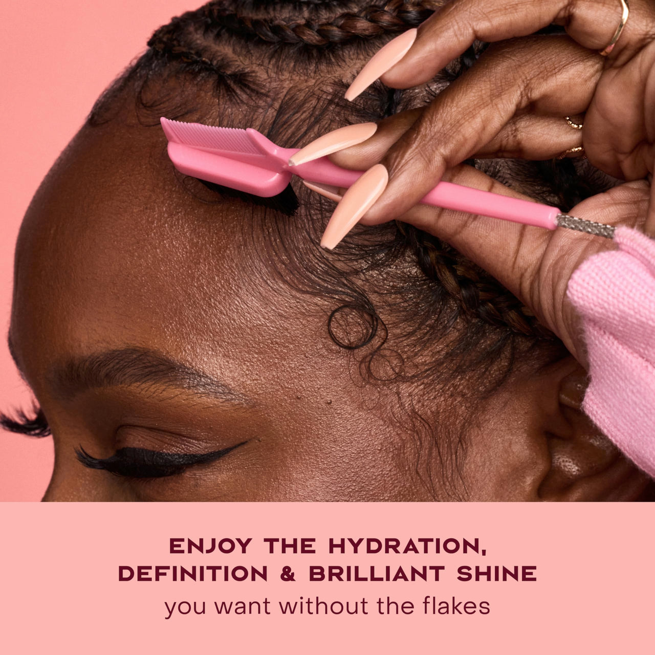 Shea Moisture Define & Shine Edge Gel + Flaxseed Coconut & Hibiscus Holds and Controls Edges All Day Infused With Glycerin, Coconut Oil and an Invigorating Sweet Scent Paraben-Free Hair 3.5 OZ