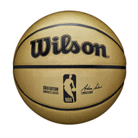 Thumbnail for WILSON NBA Gold Edition Basketball - Gold/Black, Size 7-29.5