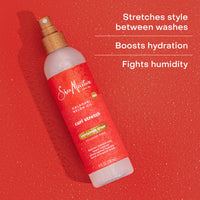 Thumbnail for SheaMoisture Curl Stretch Refresher Spray Kalahari Melon Oil and Marula Oil Between Wash Style Stretcher Boosts Hydration, Fights Humidity and Frizz with Hyaluronic Serum 8 Fl Oz