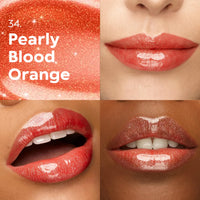 Thumbnail for Kiko Milano 3D Hydra Lip Gloss – High Shine, Hydrating, Plumping, Non-Sticky, Moisturizing Lip Makeup – 34 Pearly Blood Orange – 6.5ml