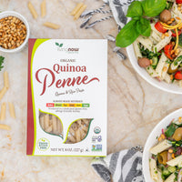 Thumbnail for NOW Foods, Organic Quinoa Penne, Gluten-Free, Corn-Free, Non-GMO, Quinoa and Rice Pasta, 8-Ounce