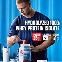 Thumbnail for Dymatize ISO100 Whey Protein Powder Isolate, Gourmet Vanilla, 25g of Protein, 20 Servings, 5.5g BCAAs, Less Than 120 Cal., Gluten Free, 1g Fat, 1g Sugar, 2g Carb