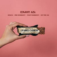 Thumbnail for Barebells Protein Bars Caramel Cashew - 12 Count, 20g High Protein Treats - Chocolate Nutrition Bar with 1g Total Sugars - On-The-Go Breakfast or Post-Workout Snack