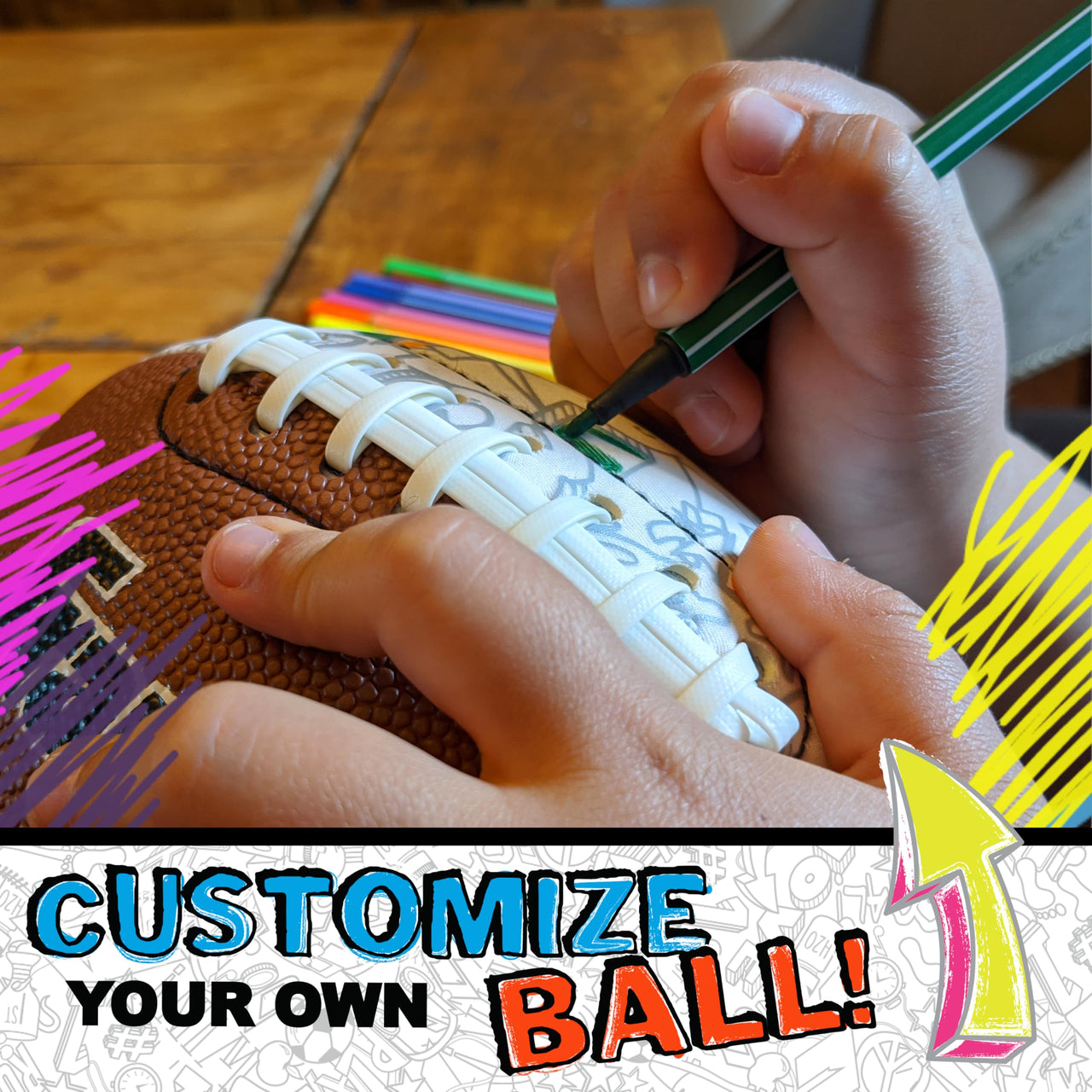 Franklin Sports I-Color Football
