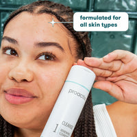 Thumbnail for Proactiv Acne Cleanser - Benzoyl Peroxide Face Wash and Acne Treatment - Daily Facial Cleanser and Hyularonic Acid Moisturizer with Exfoliating Beads - 60 Day Supply, 4 Fl Oz