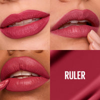 Thumbnail for Maybelline Super Stay Matte Ink Liquid Lipstick Makeup, Long Lasting High Impact Color, Up to 16H Wear, Ruler, Deep Cranberry, 1 Count, Packaging May Vary