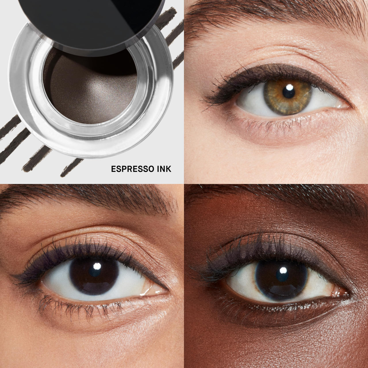 Bobbi Brown Long-Wear Gel Eyeliner | Precise Smudge-Proof & Waterproof Eyeliner for 8-Hour Wear, 0.1 Ounce, Espresso Ink