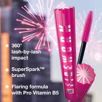 Thumbnail for Maybelline Lash Sensational Firework Washable Mascara, Lengthening & Volumizing Mascara for up to 24HR wear, Blackest Black, 1 Count