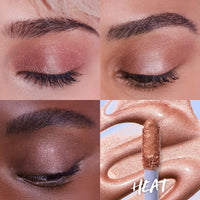 Thumbnail for Kosas 10-Second Eye Gel Watercolor Eyeshadow: Moisturizing and Brightening Shimmer Eyeshadows - Heat