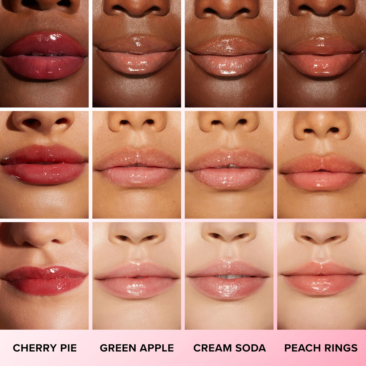 Too Faced Kissing Jelly Lip Oil Gloss | Sunflower & Jojoba Oils, Cream Soda, 0.15 Fl Oz