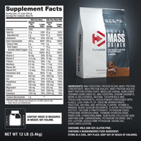 Thumbnail for Dymatize Super Mass Gainer Protein Powder, Rich Chocolate, 52g Protein, 1g Creatine, 1280 Calories, 10.7g BCAAs, 245g Carbs, Contains Whey Protein Powder, Isolate, and Casein (16 Servings)
