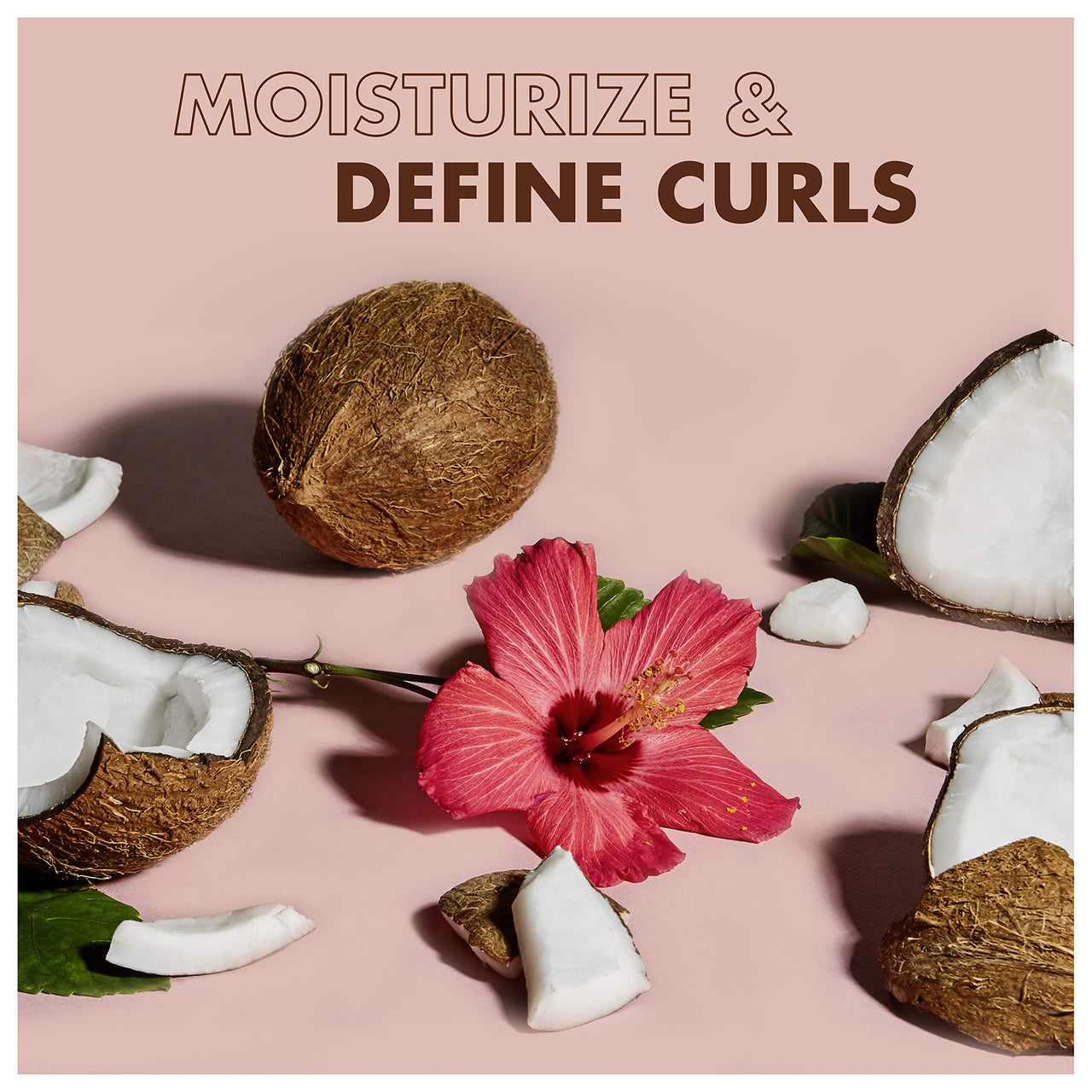 SheaMoisture Curl Mousse Coconut and Hibiscus & Fair Trade Sulfate Free Coconut Hibiscus Curl & Style Milk with Silk Protein & Neem Oil For Thick, Defined, Curly Hair 8 oz