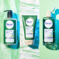 Thumbnail for Bioré Detox Face Wash, Acne Facial Cleanser for Blemish Prone Skin, Daily Detox Cleanser, with Organic Hemp Oil and Green Tea Extract, 6.77 Fluid Ounces (3 Pack)