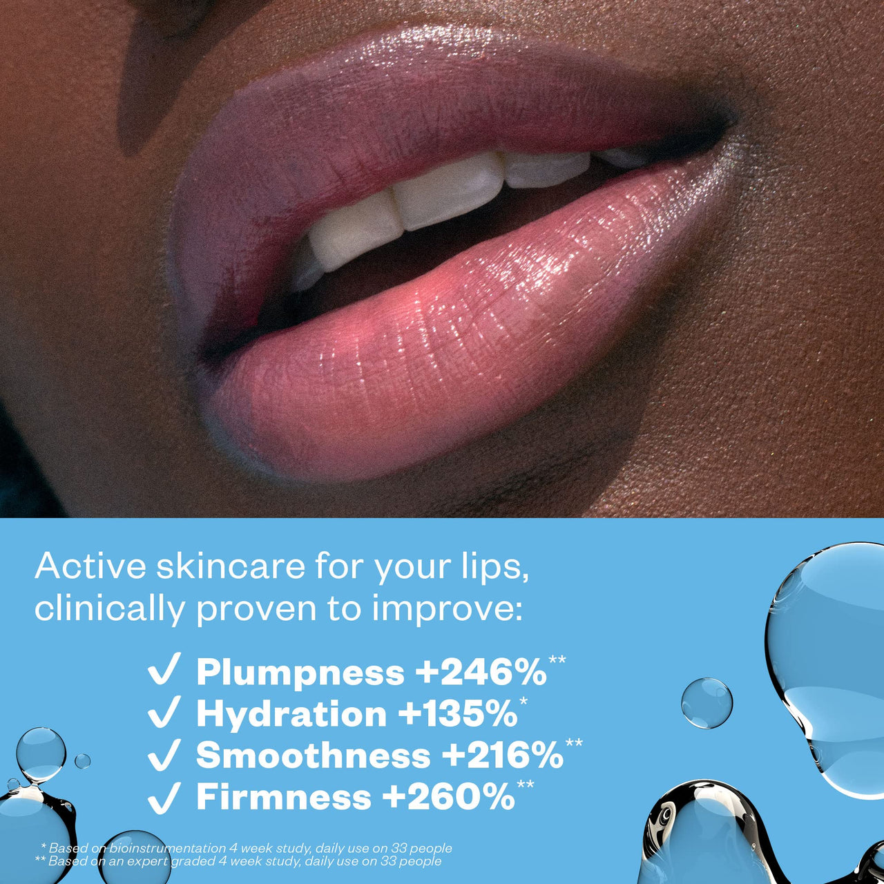 Kosas Lipfuel Hyaluronic Active Sport Lip Balm - Hydrates, Energizes and Protects - Natural Lip Treatment and Care (Rush)