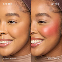 Thumbnail for NYX PROFESSIONAL MAKEUP Fat Cheeks Liquid Blush, Buildable, Dewy Blush with Long-Lasting 12HR Wear - Bouncin Berry (Bright Watermelon)