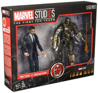 Thumbnail for Marvel Studios Legends Series Hasbro Tony Stark & Iron Man Mark 1 2-Pack Action Figures.