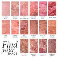 Thumbnail for LAURA GELLER NEW YORK Baked Blush-n-Brighten Marbleized Blush - Apricot Berry - Creamy Lightweight - Satin Finish